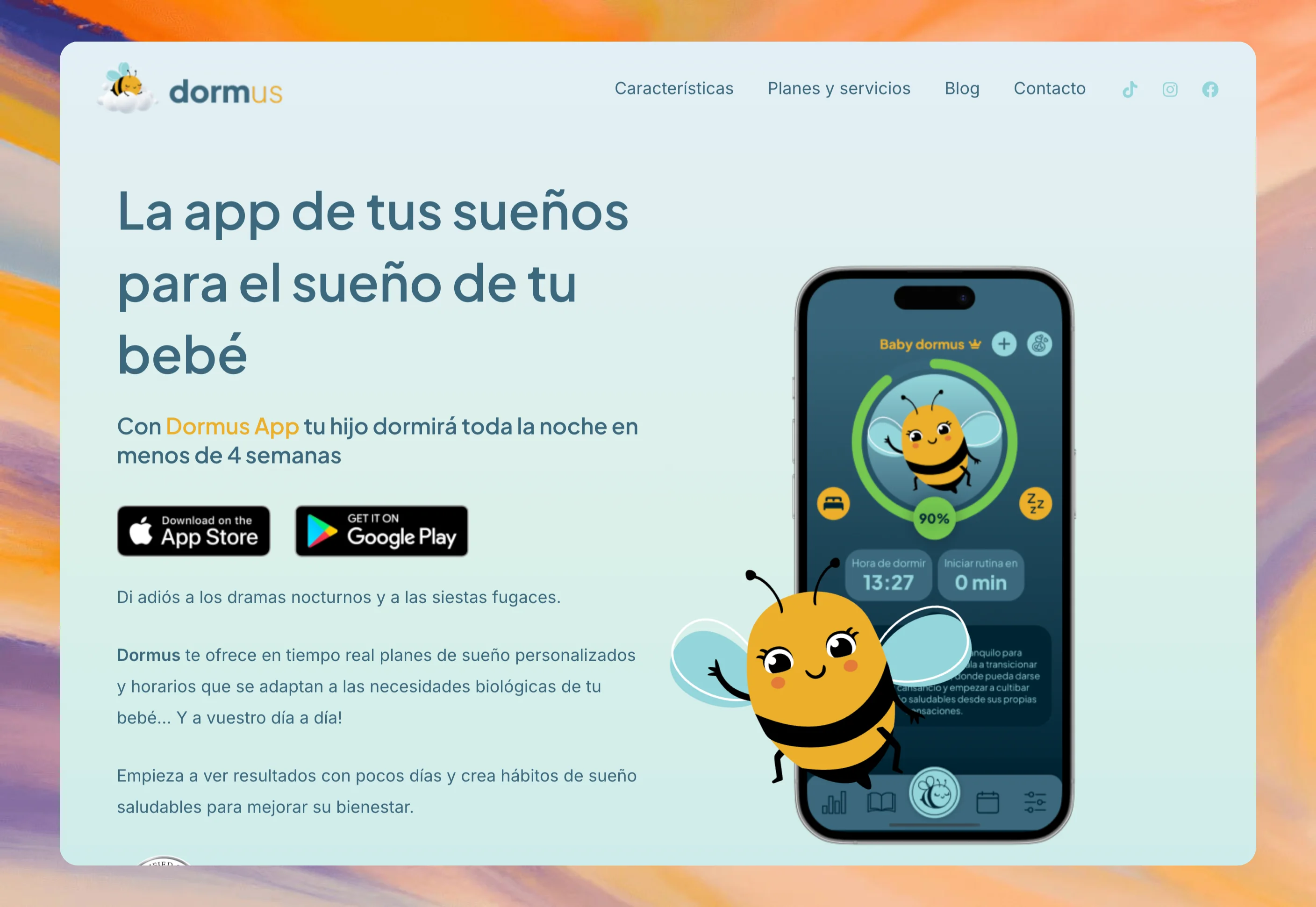 Dormus - App Nativa · BabyTech · España