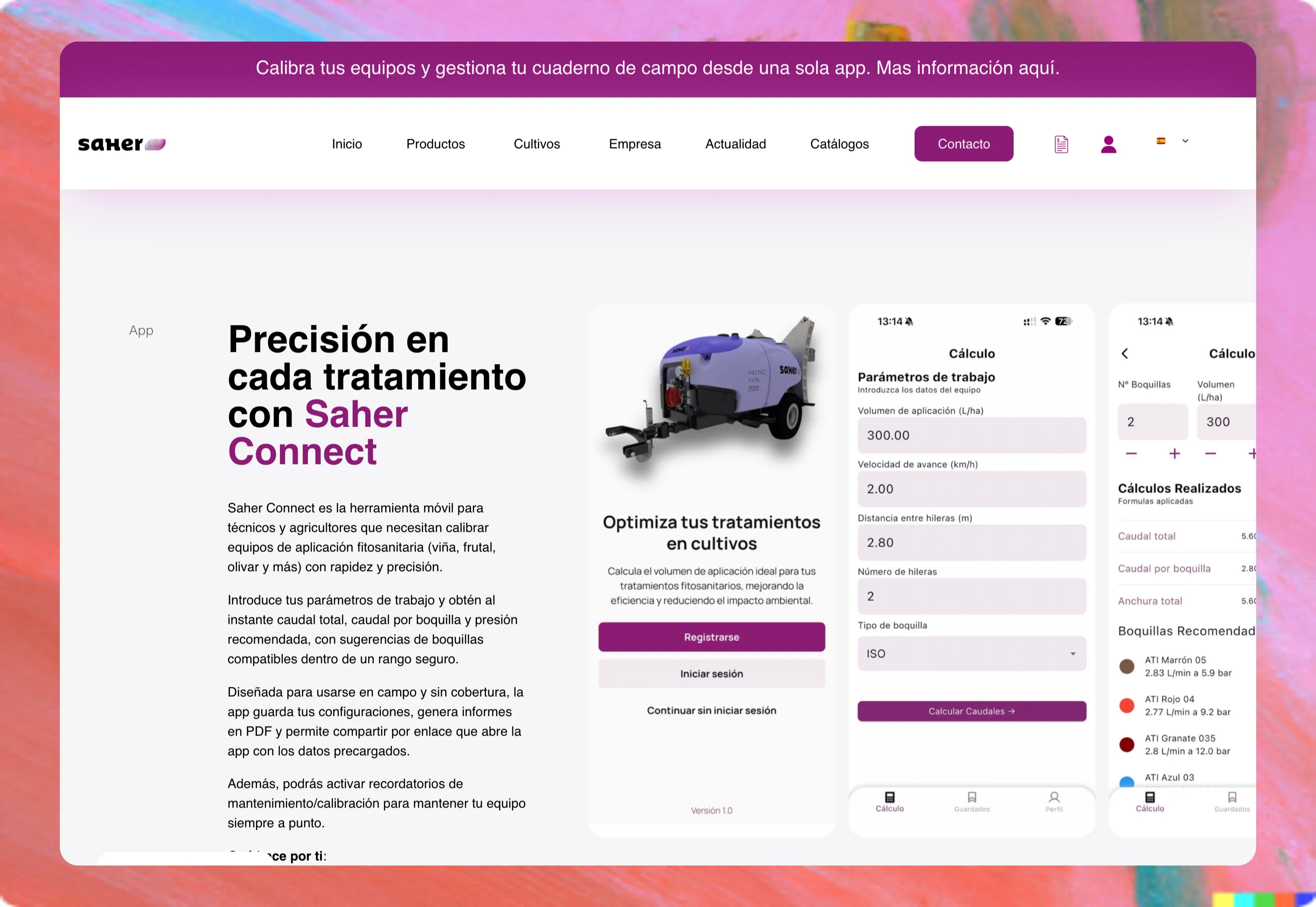 Saher Connect - App Móvil · AgriTech · España